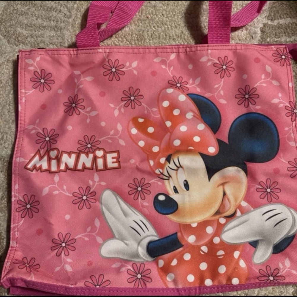 Disney Pink Minnie Mouse Tote Bag